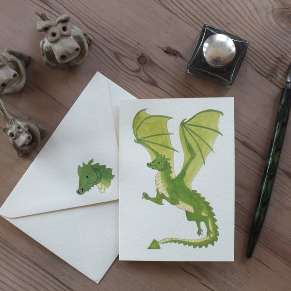 Dragon Blank Greetings Card