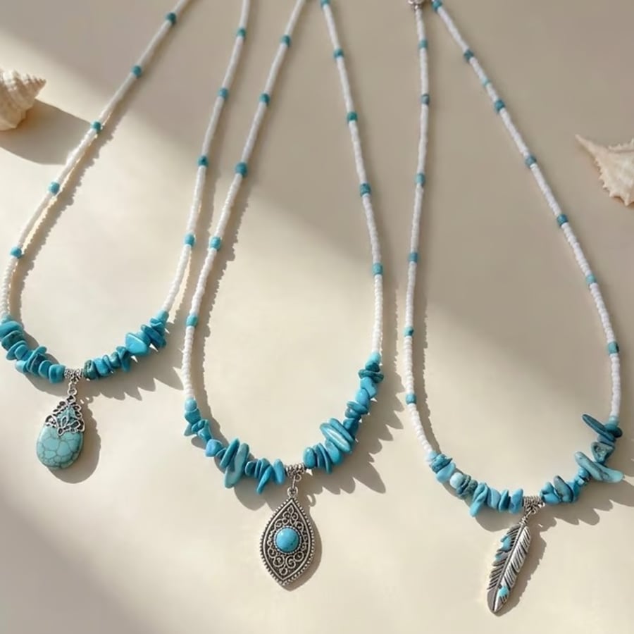 Handmade Coastal Style Necklaces