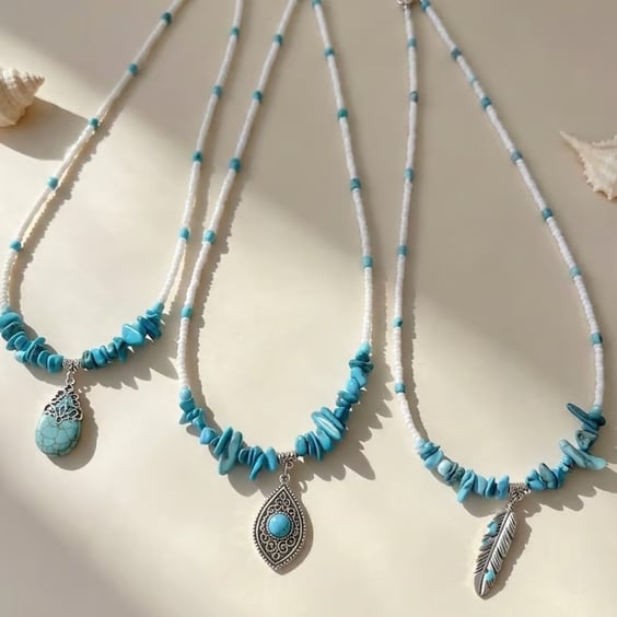 Handmade Coastal Style Necklaces