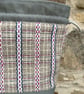 SOLD Cariad Bag - Berry range. Damson & Prussian Blue. Handwoven in Wales - Image 6