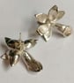 Orchid studs made from Silver - Image 6