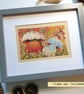 Satan's Bolete Mushrooms, original fungi art, wall art - Image 2