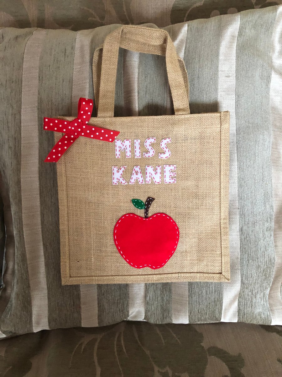 Personalised bag, teacher gift 