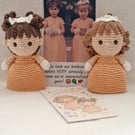 Personalised Special Occasion Crochet Doll from Your Photo – Handmade Keepsake