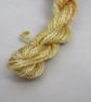 15m Natural Dye Shaded Yellow Gold Pure Silk Embroidery Thread  - Image 2