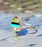 Surfite Adjustable Ring Sterling Silver Stacker Jewellery Gift Handmade Upcycle - Image 3