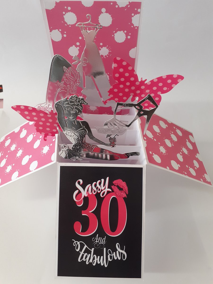 Ladies 30th Birthday Card