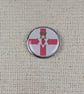 Northern Ireland Flag Badge - Large Resin Topped Pin Badge - Northern Irish Pin