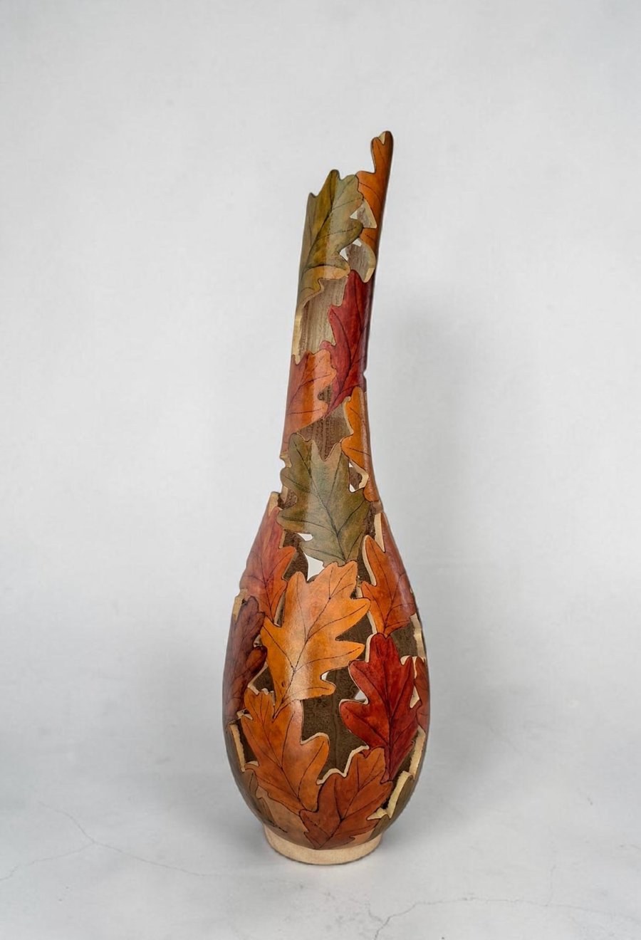 Ancient Autumn Oak Gourd Lamp