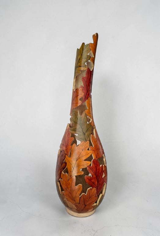 Ancient Autumn Oak Gourd Lamp