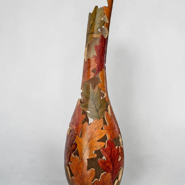 Ancient Autumn Oak Gourd Lamp