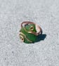 Wire Wrapped Scottish Sea Glass Ring