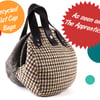 Recycled Flat Cap Bag - as seen on The Apprentice