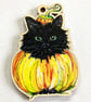 Halloween Cat Laser Cut Wooden Decorations - 4 MEOWOWEEN Designs To Choose From - Image 2