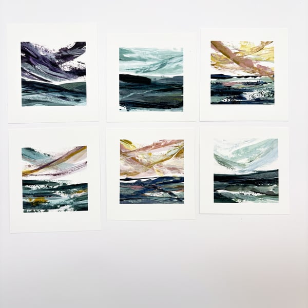 Perfectly Imperfect Tiny Seascape Prints - Sample 105