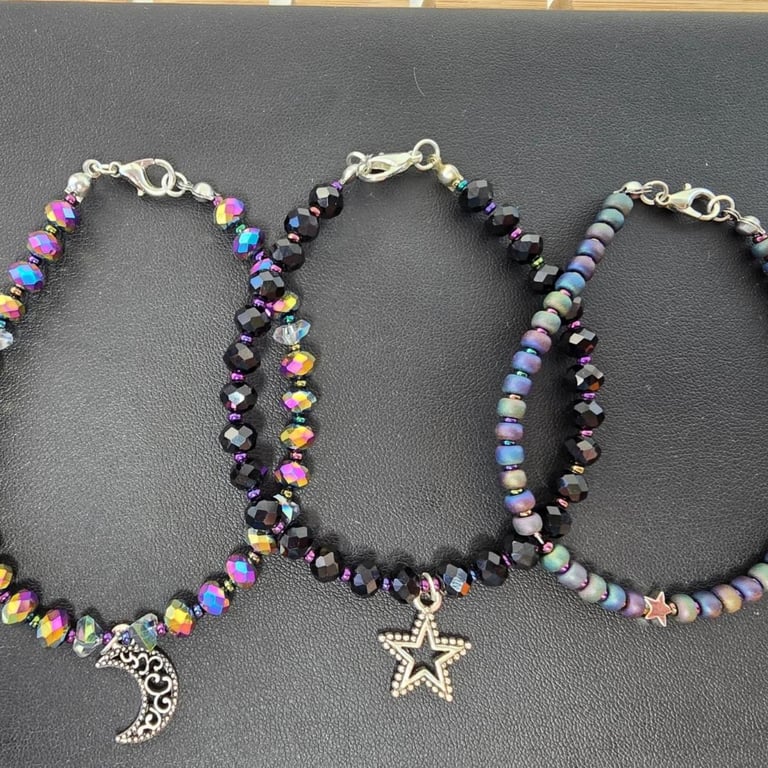 Bracelet Stack - Black collection