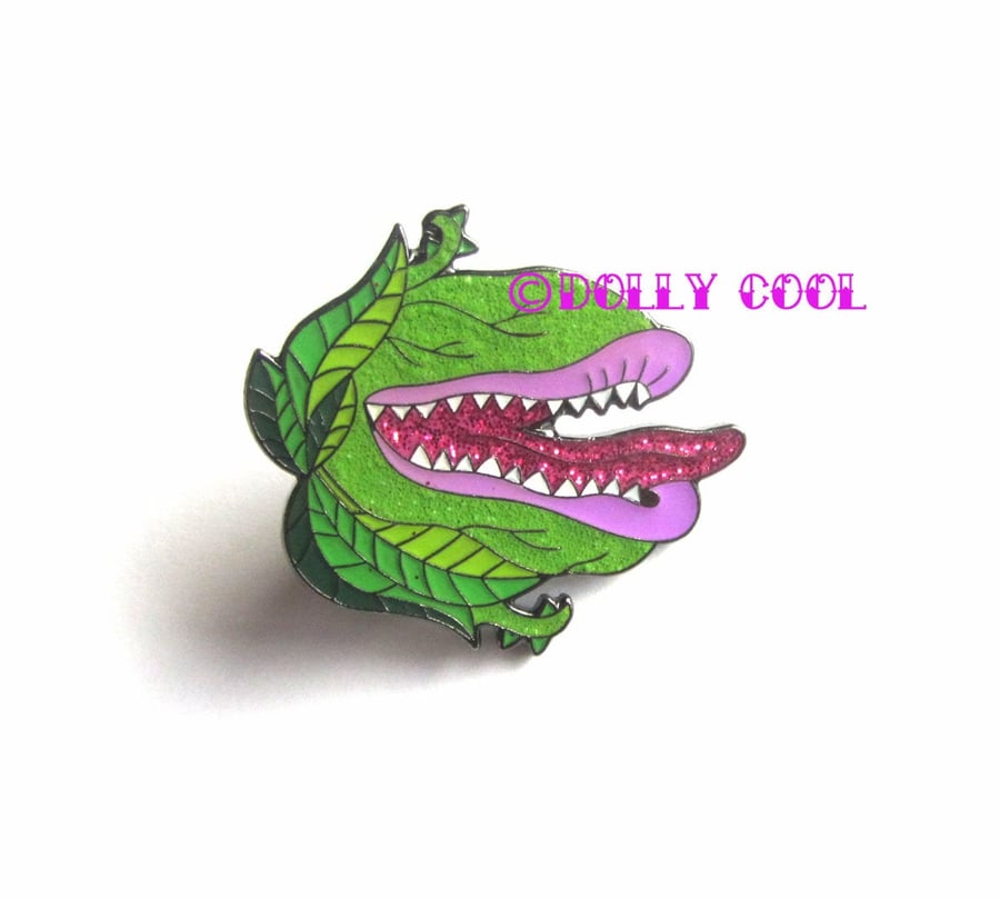Little Shop of Horrors - Audrey 2 Enamel Pin by Dolly Cool - Audrey ii - B Movie