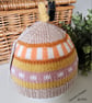 Designer Baby Knotted Fairisle Hat 3-9 months size  - Image 1