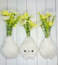 Mini Bouquet Mandrake White & Green - Image 8