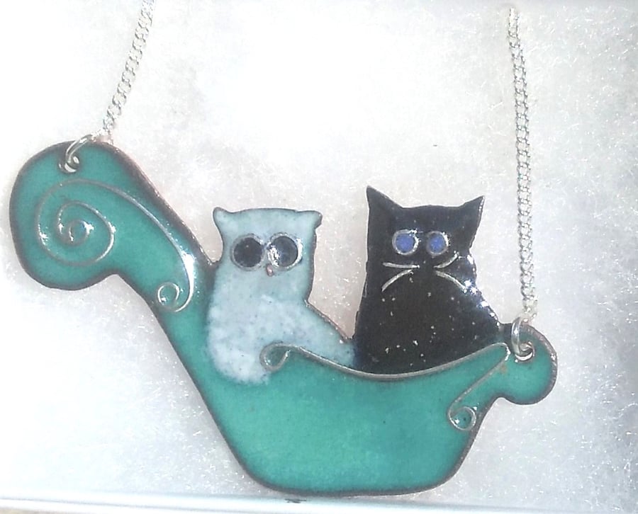 'The Owl and the Pussycat ' necklace