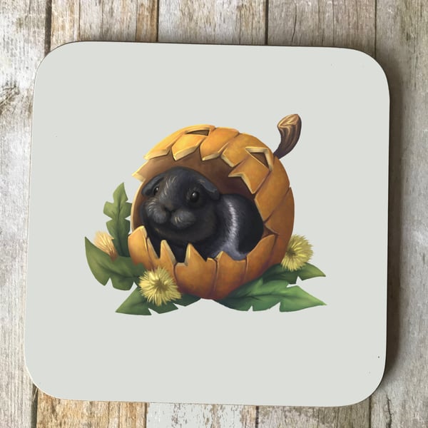 Halloween Guinea Pig Coaster