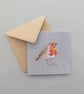 Robin card, bird cards, thinking of you card, garden bird - Image 3