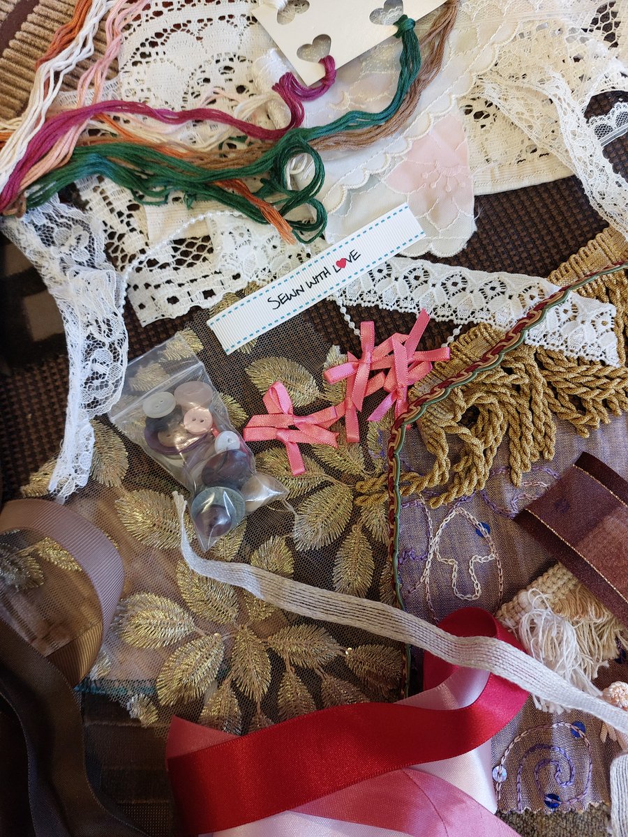 Brown slow stitching kit 