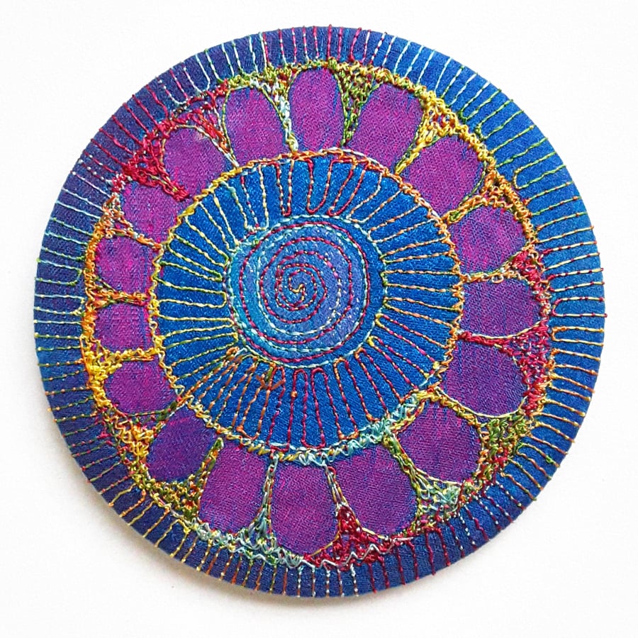 Large Pocket Mirror Folksy