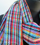 Sold - Multicoloured Houndstooth Scarf - Image 3