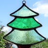 STAINED GLASS CHRISTMAS TREE