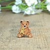 Tiny Teddy Bear's Baby Bear Pin, Handmade Cute Mini Bear Badge Gift