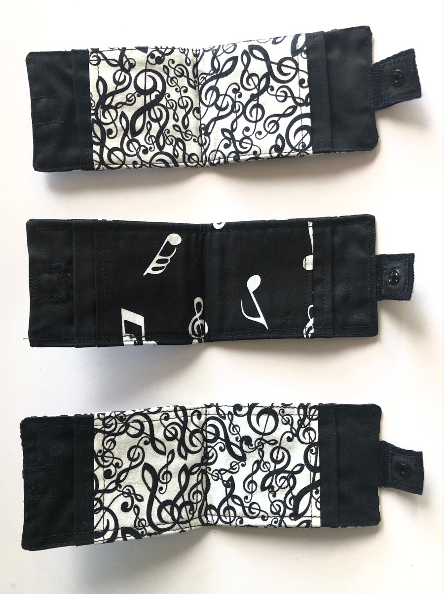 Travel Pass Credit Gift Card Holder Student Music Wallet Musician Composer