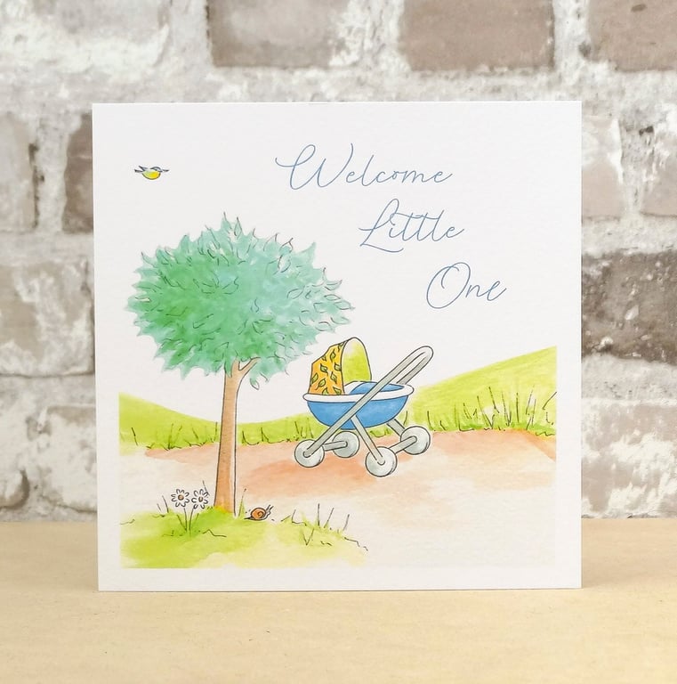 New Baby Boy Greeting Card