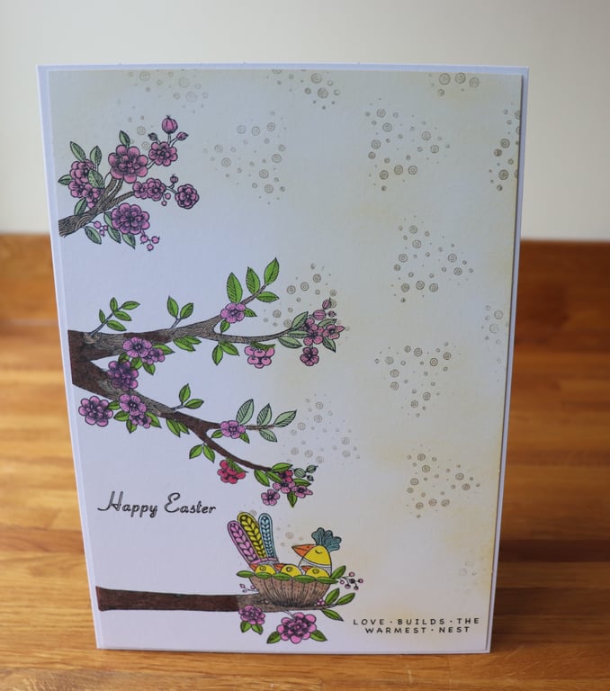 Nesting Chicks Easter Greetings