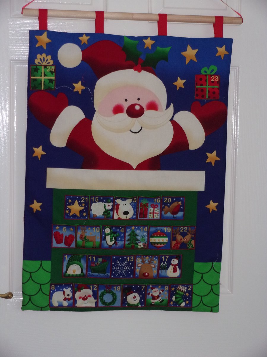 Santa in The Chimney Advent Calendar