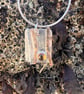 Silver and Gold Shoreline Necklace with Citrine - Image 7