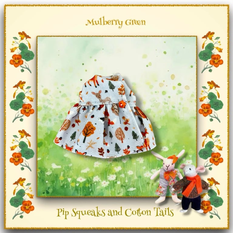 LittleFoxes Dress to fit the Pip Squeaks and Cotton Tails 