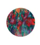 Carnival Floral Glass Chopping Board, Vibrant Circular or Rectangular Design - Image 2