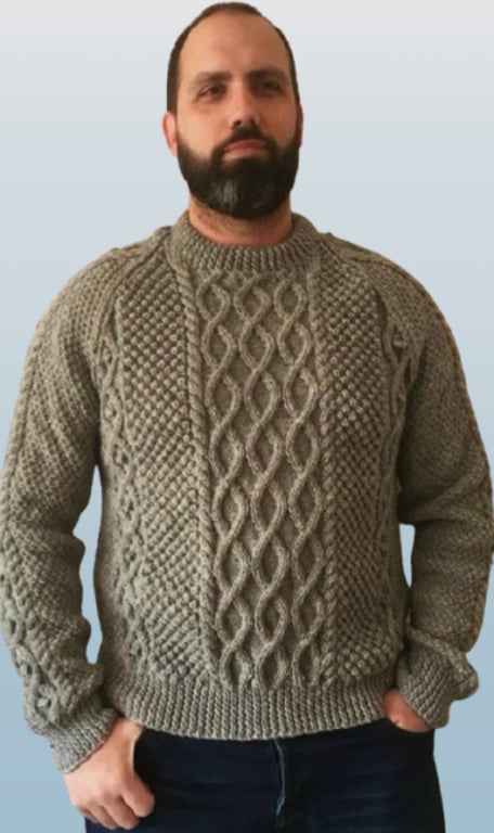Made to Order Jumper, Hand Knitted In Pure Shetland Wool