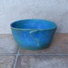 Centrepiece dish or fruit bowl handthrown stoneware ceramic pottery