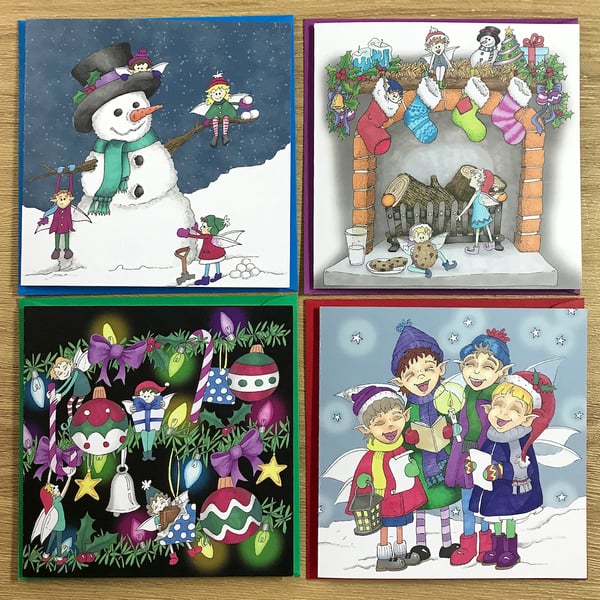 Christmas Cards Pack of 4