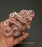 Silver Armlet, spiral and Celtic design upper arm cuff, celtic swirl armcuff,  - Image 5