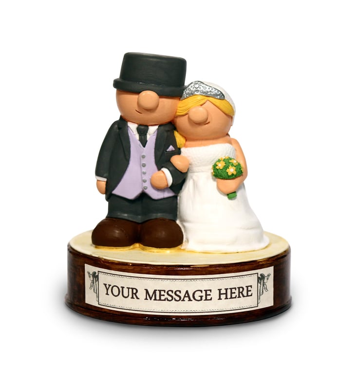 1st Wedding Anniversary Gift Personalised Paper Wedding Present Keepsake for him