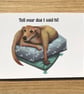A6 Animal Post Card (White Background) - Image 8