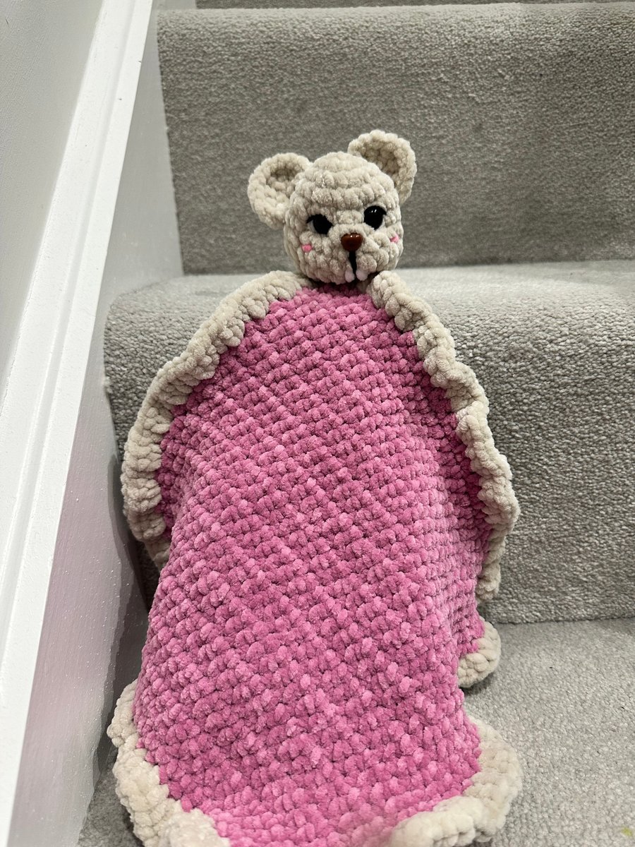 Mouse Plush Baby Comforter Blanket