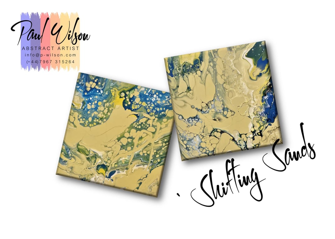 Handmade Acrylic Fluid Art - Original Abstract Painting