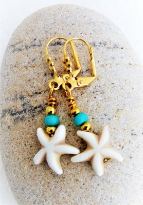 Summer Days 02 Starfish Earrings