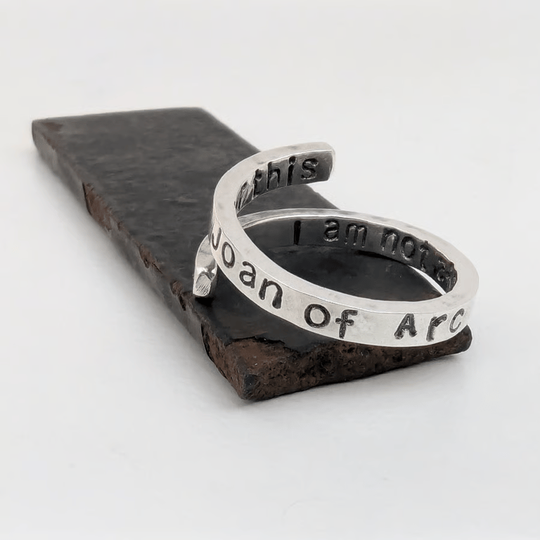 Sterling Silver Joan of Arc ring