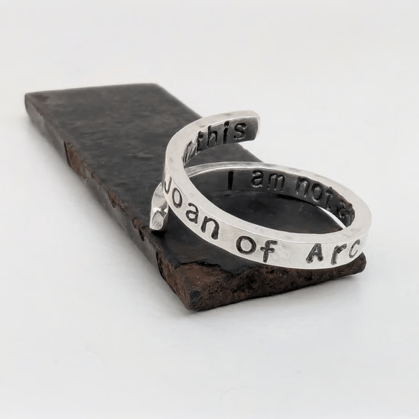 Sterling Silver Joan of Arc ring