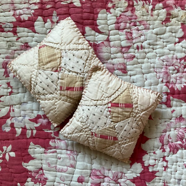 Antique patchwork - pin cushion